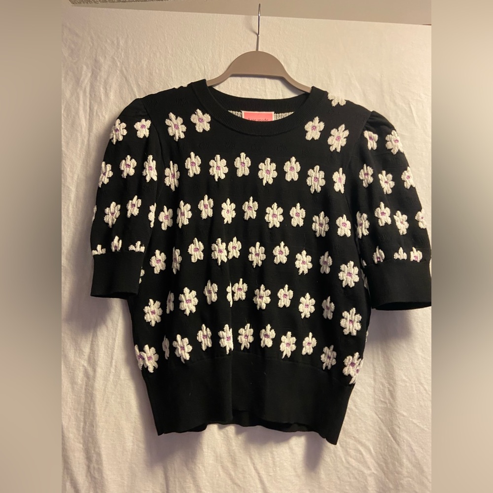 Kate Spade Cozy Sweatshirt in Classic Black
